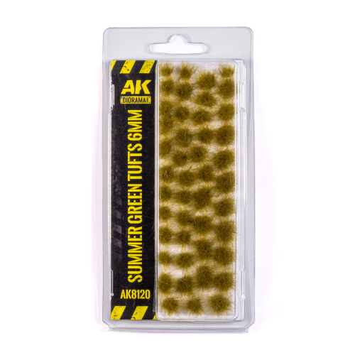 Summer green tufts 6 mm